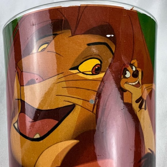Vintage Disney LION KING 16 oz Cup 90s Lot Simba Timon Pumba - Picture 6 of 10